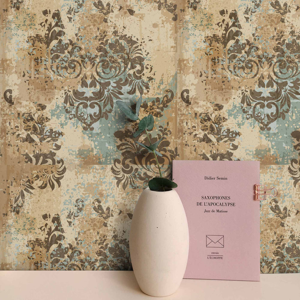 Eco-friendly interior for Damask style self-adhesive wall art – Classical Patterns | DeccoPrint