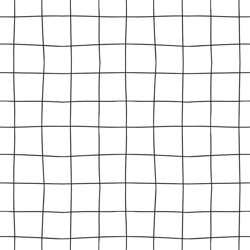 Hand Drawn Grid - Peel and stick wall cover pattern by DeccoPrint