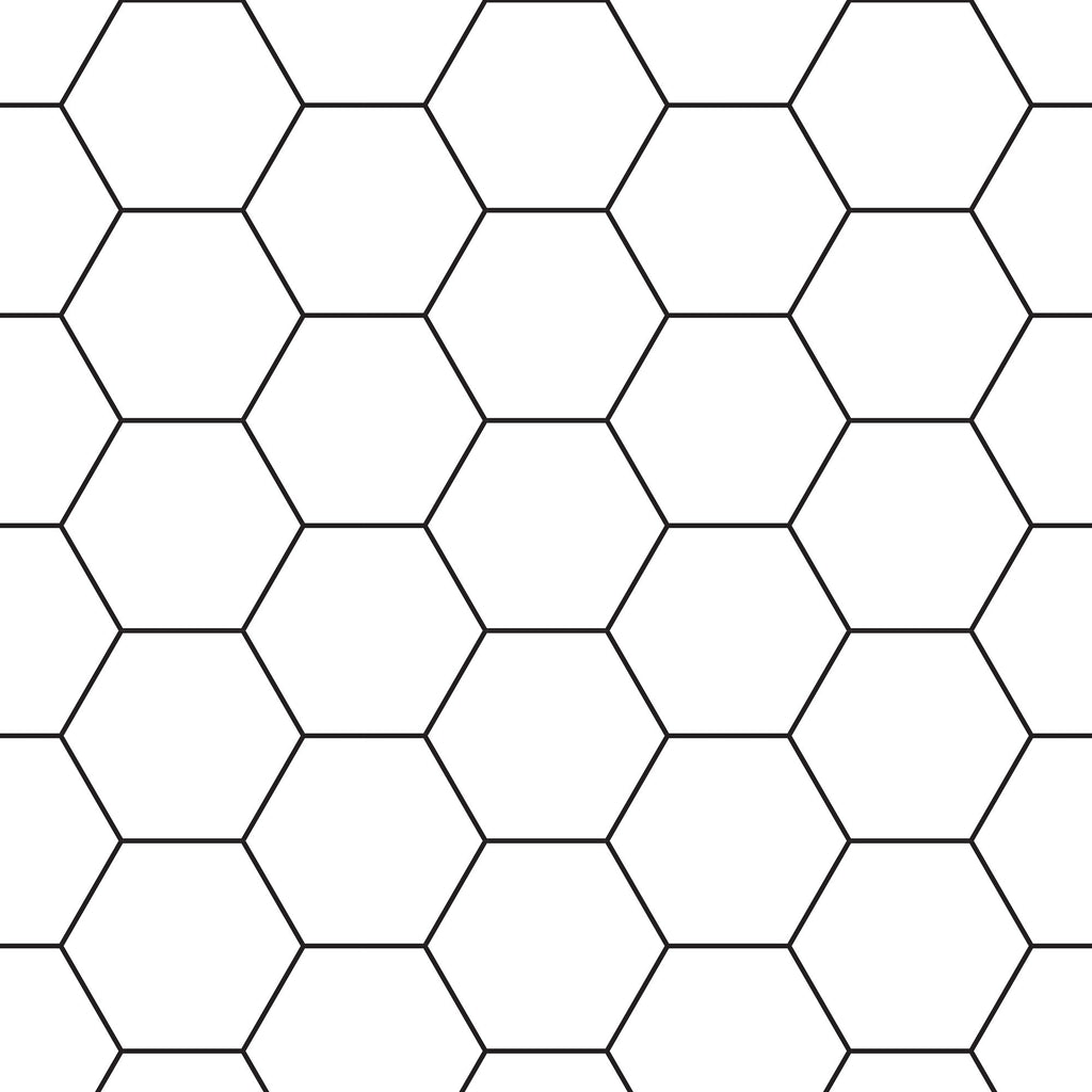 Honeycomb - Peel and stick wall cover pattern by DeccoPrint