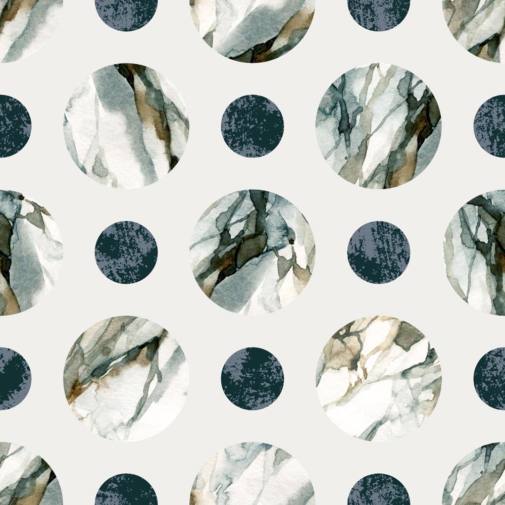 Marble Dots - Peel and stick wall cover pattern by DeccoPrint