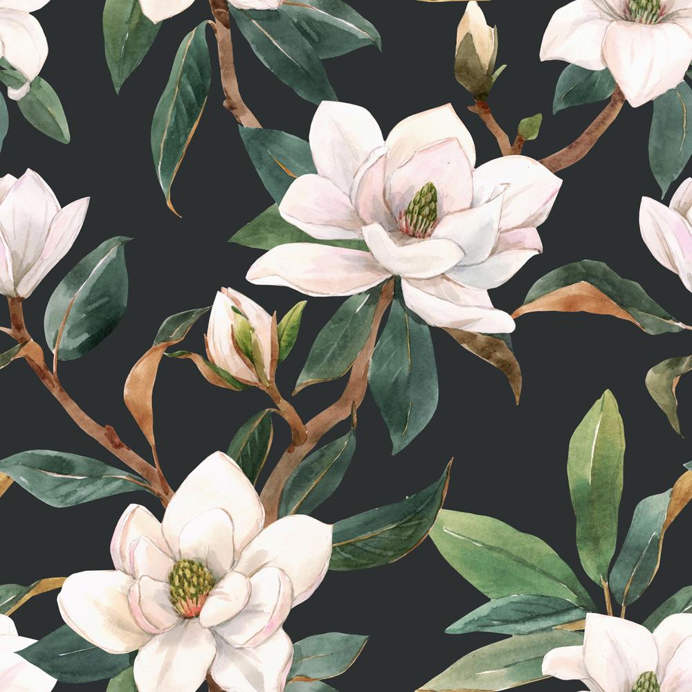 Gentle Magnolia - Peel and stick wall cover pattern by DeccoPrint